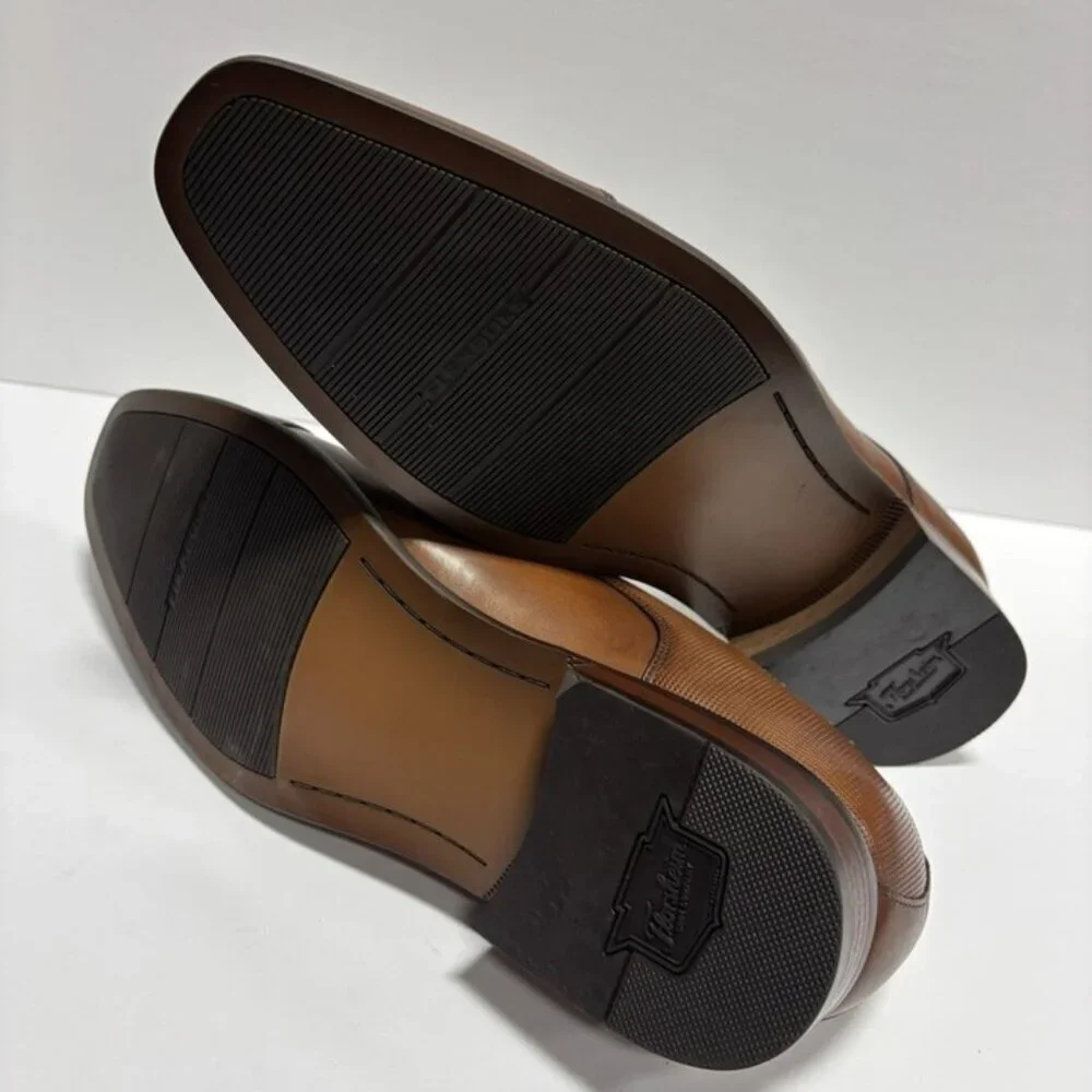 Florsheim Men’s Scottsdale Cap Toe Dress Shoes Tan, Size 12 EE